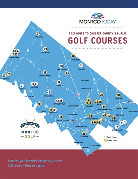 Montgomery county golf - Montgomery County, PA is the official website of the county government, where you can find information about health and human services, contact details, election dates, property assessment, parks and recreation, and more. Visit the website to learn more about the county's programs, initiatives, and resources.